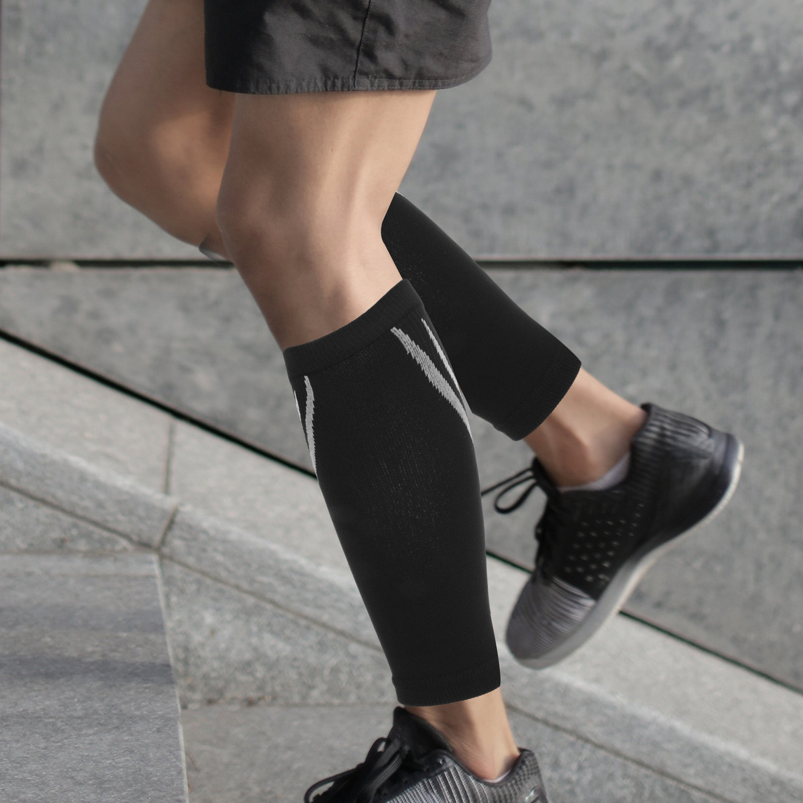 Compression Sleeve Calf - زوج واحد من أكمام ضغط الساق