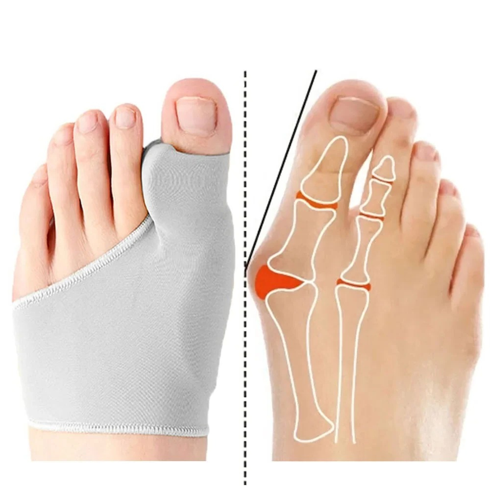 Ankle Brace Sock - 1/2 زوج فاصل أصابع القدم أروح