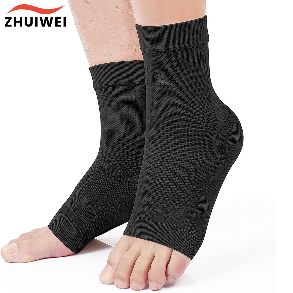 Ankle Brace Sock - 1 زوج دعامة الكاحل كم دعم