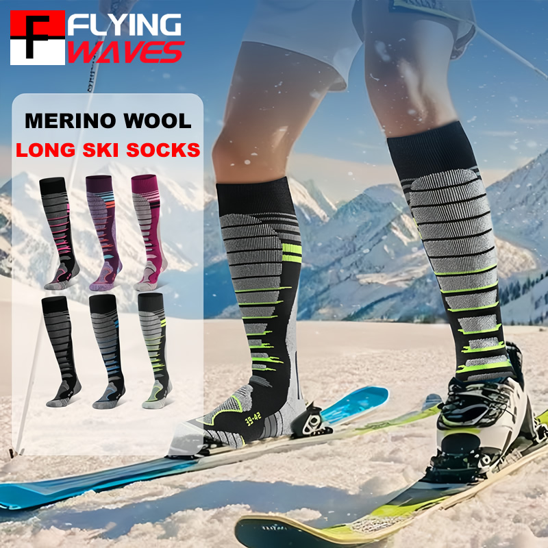 Thermal Sock Winter - ميرينو الصوف التزلج الجوارب الطقس البارد