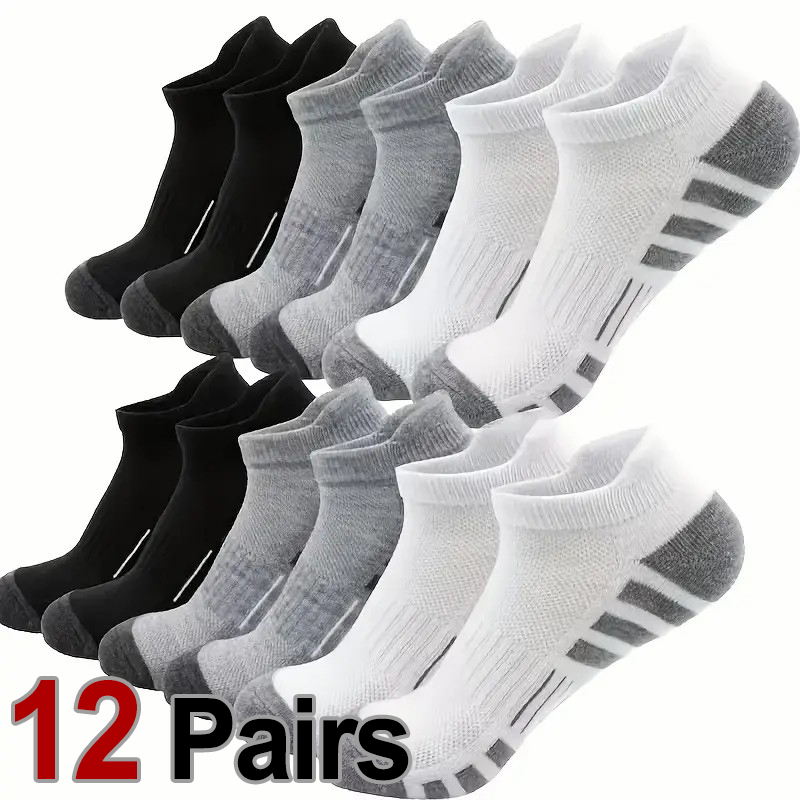 Ankle Brace Sock - 12 زوجًا من جوارب الكاحل الرياضية