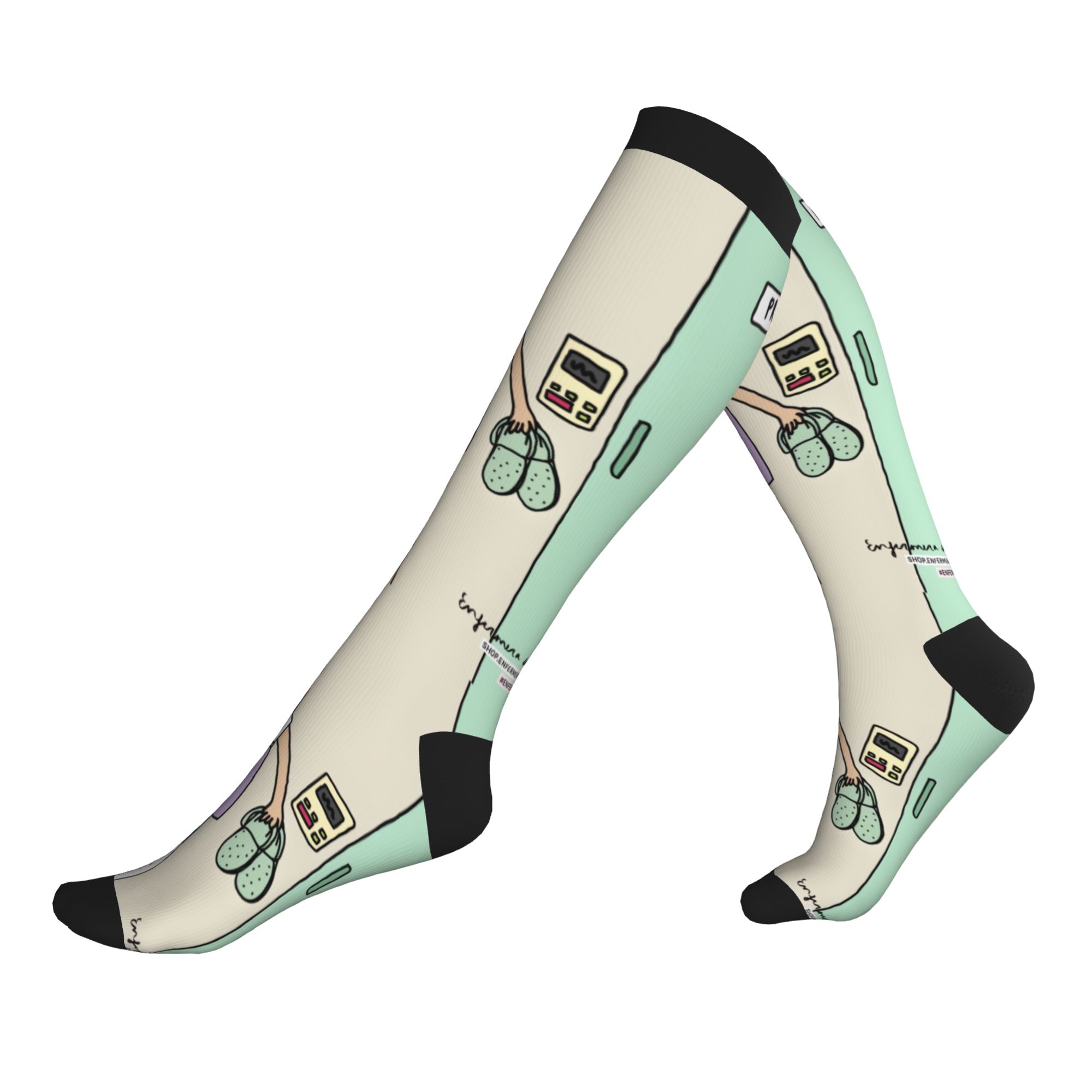 Compression Sock Medical - جوارب Enfermera En Apuros الطبية للرجال