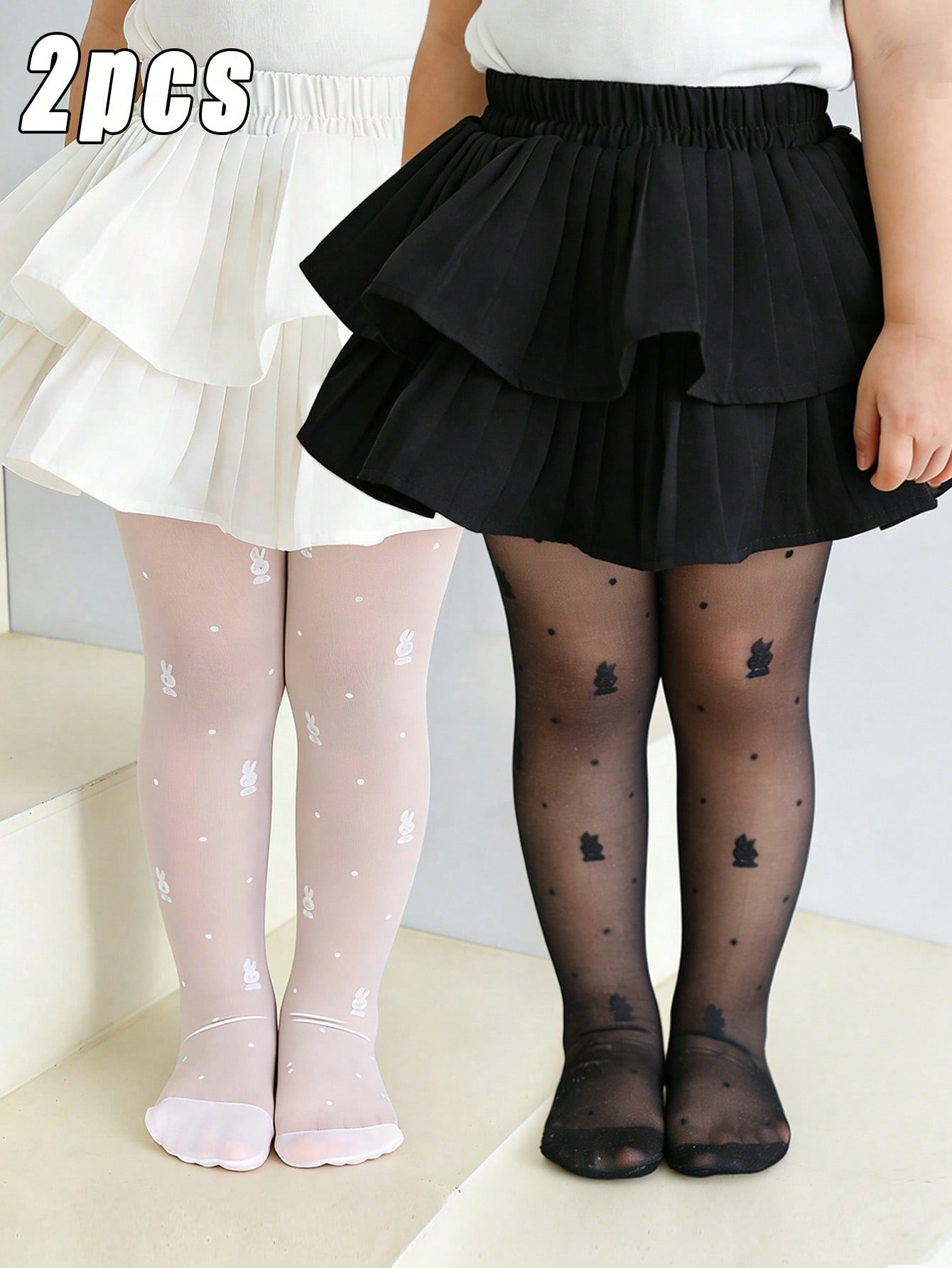 Tights Pantyhose Sheer - عبوة من قطعتين من الجوارب الطويلة