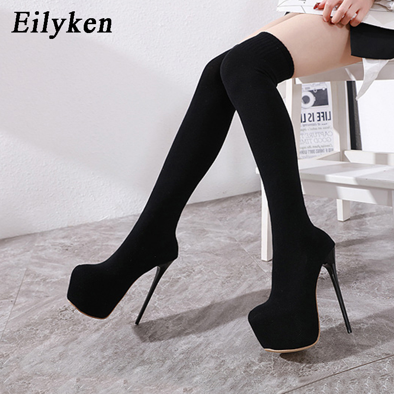 Knee High Sock Women - Eilyken منصة الموضة سترتش فوق الركبة
