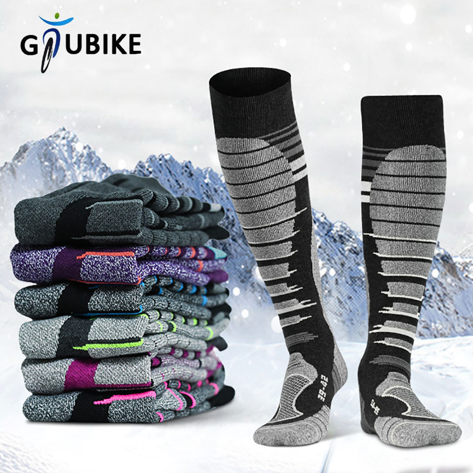 Thermal Sock Winter - جوارب GTUBIKE Merino للتزلج من الصوف،