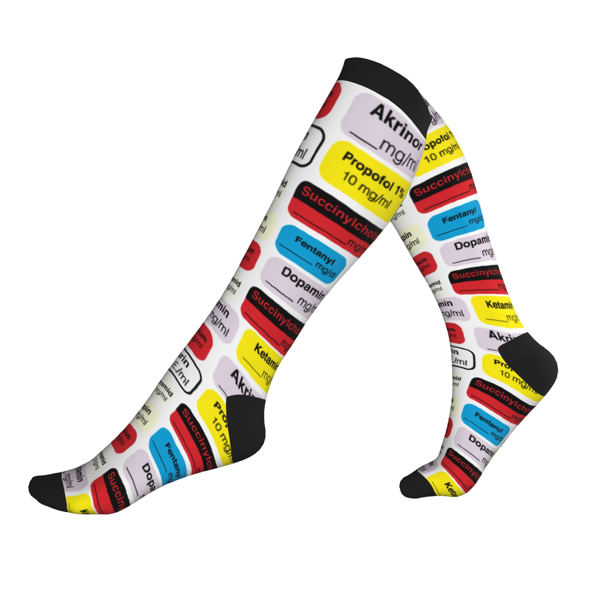 Compression Sock Medical - ملصقات أدوية التخدير، جوارب ضغط رياضية