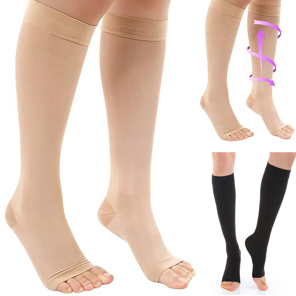 Compression Sleeve Calf - جوارب ضغط طبية متدرجة للقدمين بتصميم