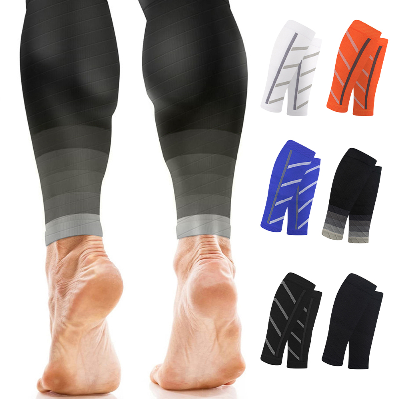 Compression Sleeve Calf - أكمام ضغط للساق، جوارب رياضية طويلة،