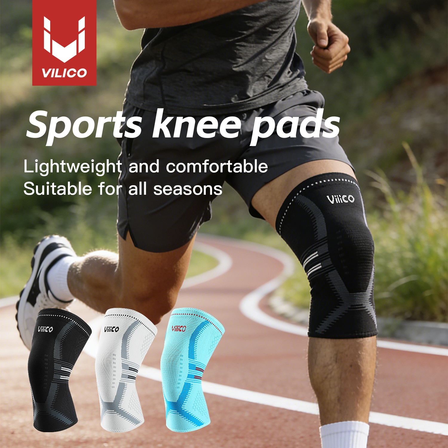 Compression Sleeve Calf - دعامة ركبة للنساء والرجال - غطاء