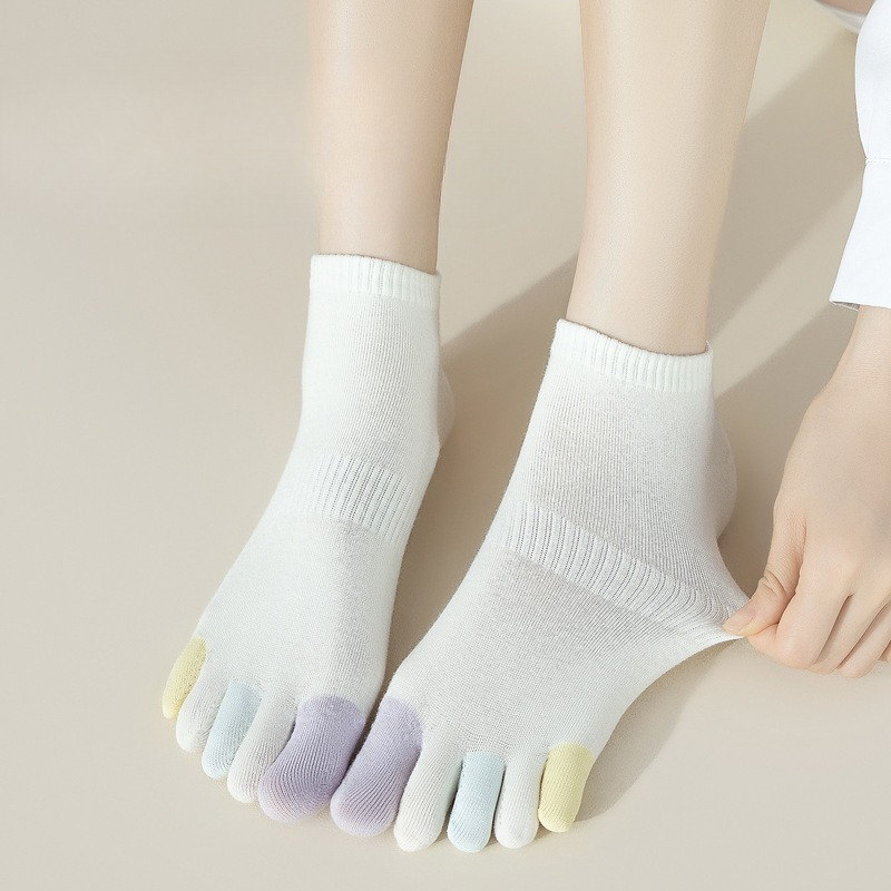 6 أزواج من الجوارب الصيفية الر - مراجعة Toe Sock Split وسعره