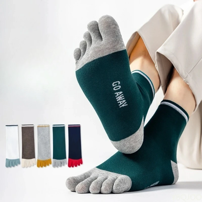 5 أزواج من الجوارب الرجالية ال - مراجعة Toe Sock Split وسعره