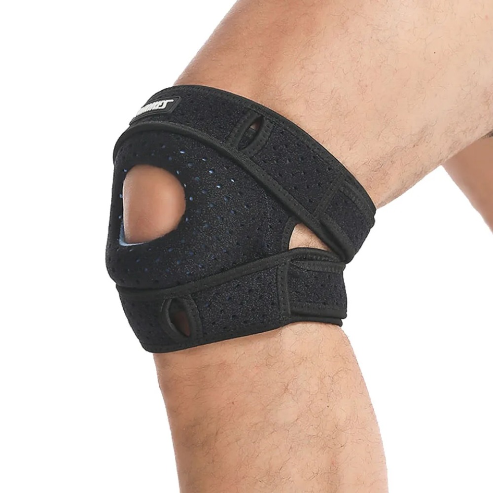 جديد 1 قطعة دعامة الركبة الرضف - مراجعة Compression Sleeve Calf وسعره