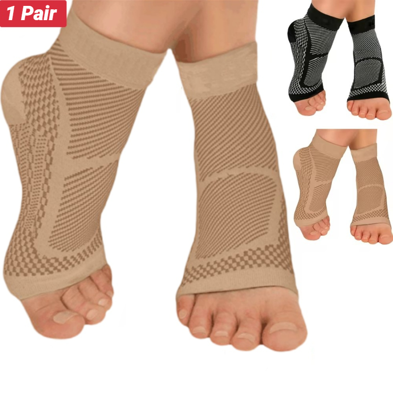 دعامة الكاحل الرياضية الضاغطة، - مراجعة Ankle Brace Sock وسعره