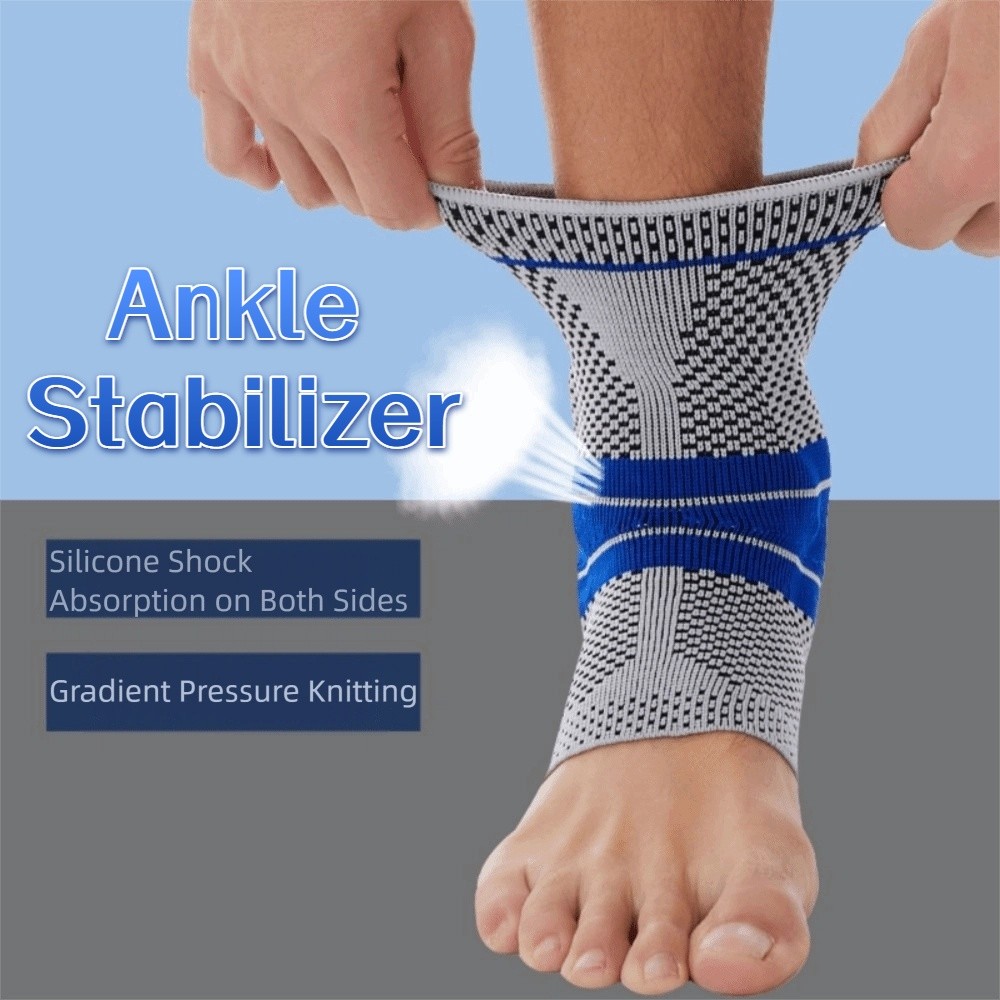 دعامة كاحل رياضية محبوكة خفيفة - مراجعة Ankle Brace Sock وسعره