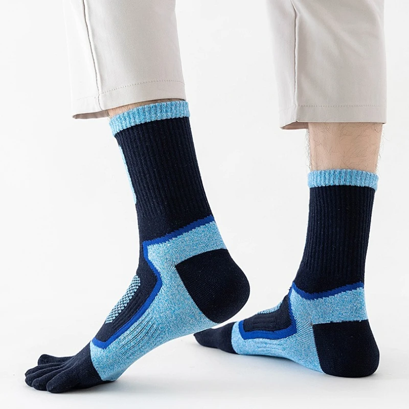 3 أزواج من الجوارب القطنية الر - مراجعة Toe Sock Split وسعره