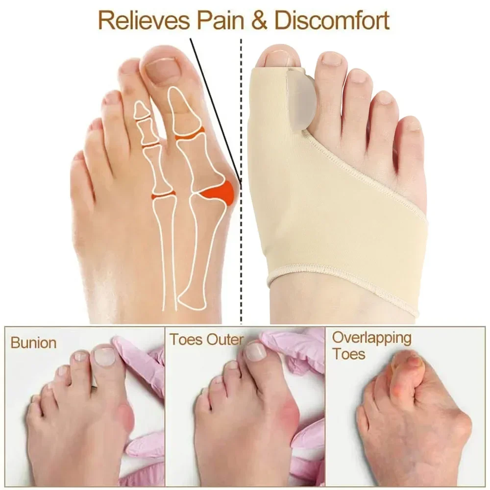 1/2 زوج فاصل أصابع القدم أروح  - مراجعة Ankle Brace Sock وسعره