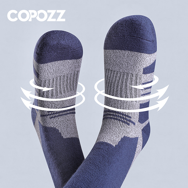 COPOZZ الشتاء الرجال النساء ال - مراجعة Wool Hiking Sock وسعره