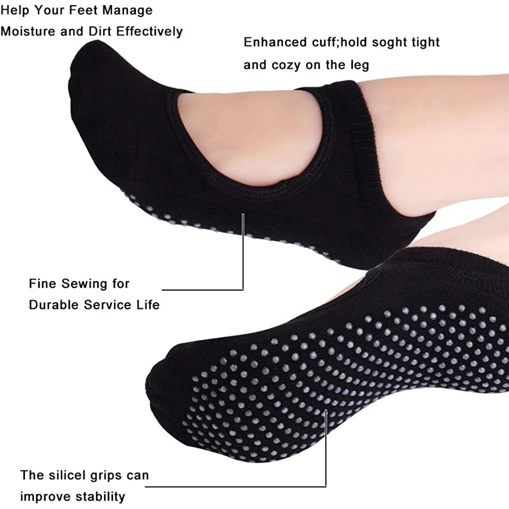 عالية الجودة النساء اليوغا الج - مراجعة Grip Sock Yoga وسعره