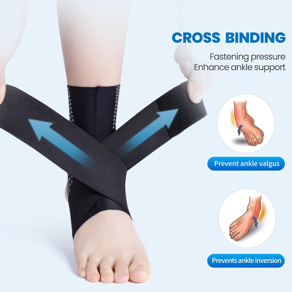 1 قطعة ضغط قابل للتعديل الكاحل - مراجعة Ankle Brace Sock وسعره