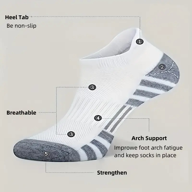 12 زوجًا من جوارب الكاحل الريا - مراجعة Ankle Brace Sock وسعره