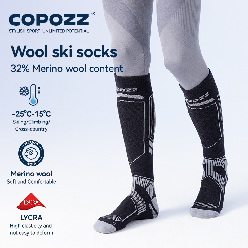 COPOZZ ميرينو الصوف الشتاء الت - مراجعة Thermal Sock Winter وسعره