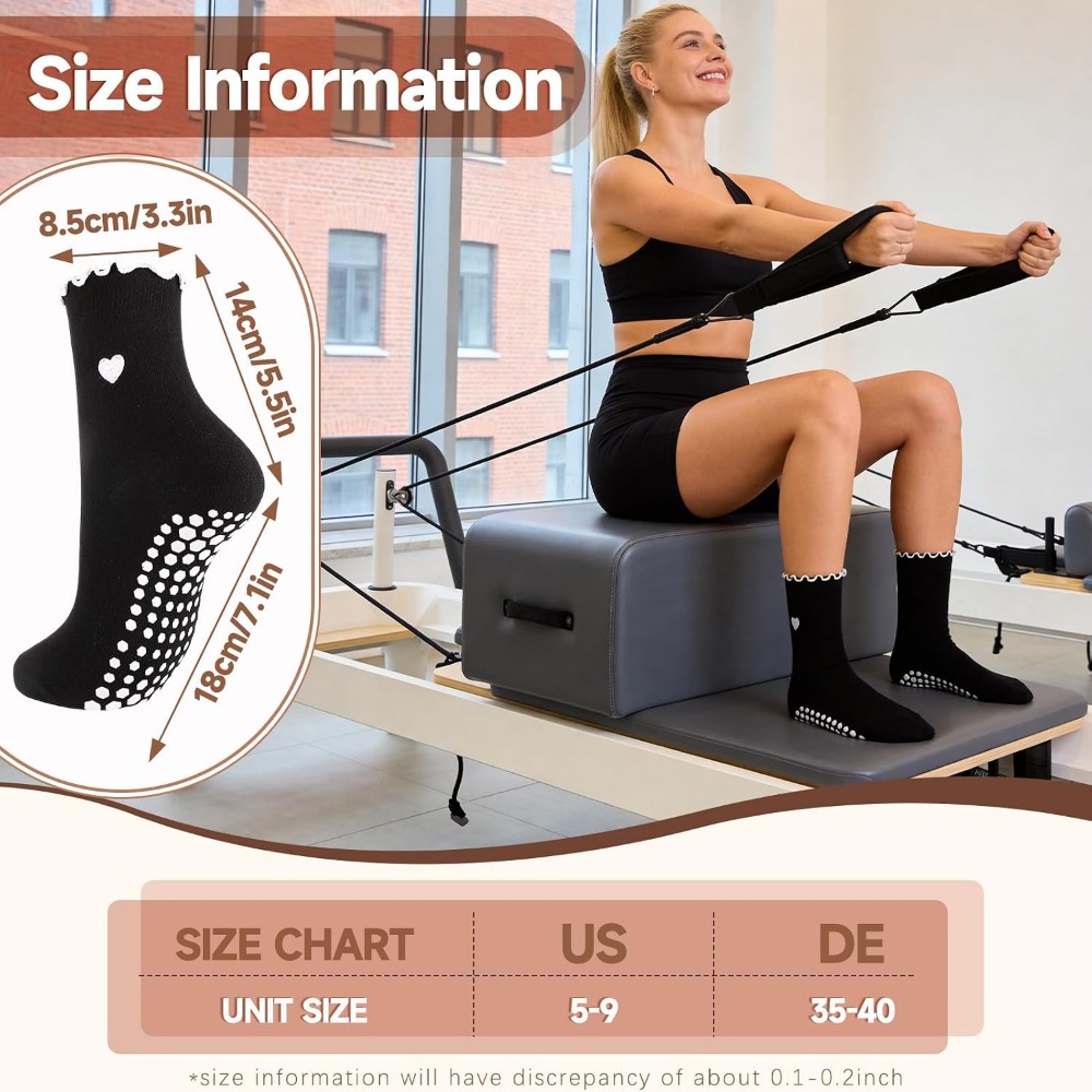 جوارب يوجا أنيقة للنساء مع قبض - مراجعة Grip Sock Yoga وسعره
