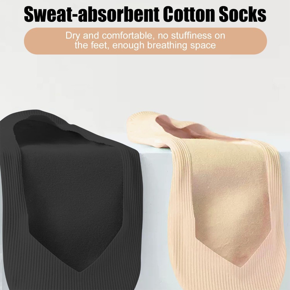 6 أزواج من الجوارب النسائية غي - مراجعة Invisibility Sock Loafer وسعره