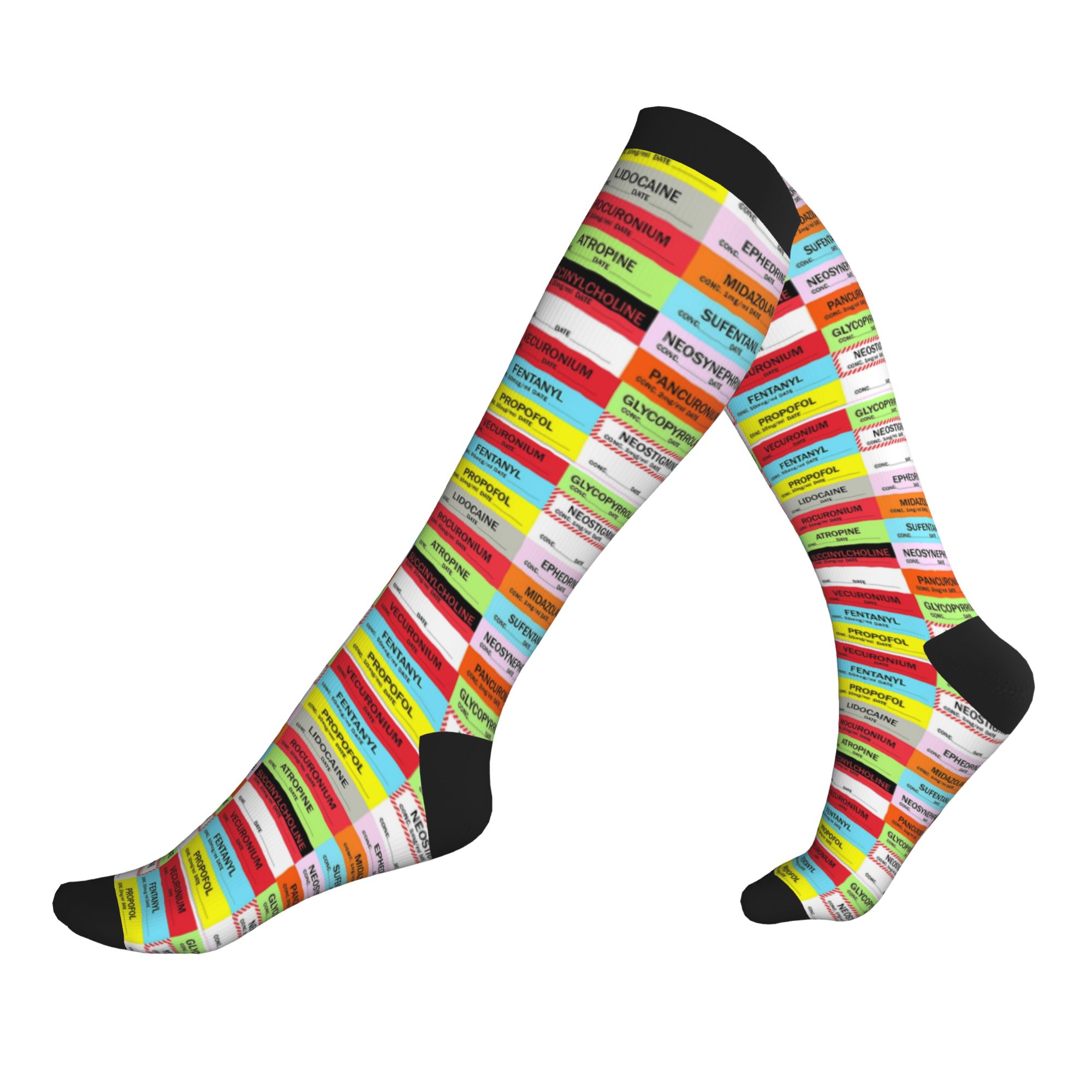 جوارب طبية مطبوعة بتصاميم مبتك - مراجعة Compression Sock Medical وسعره