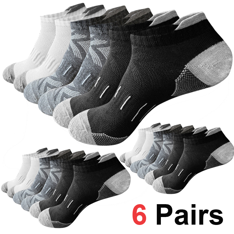 6 أزواج من الجوارب الرجالية ال - مراجعة Athletic Sock Cushion وسعره