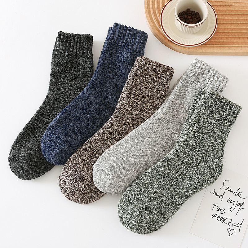 5 أزواج من الجوارب القطنية ذات - مراجعة Thermal Sock Winter وسعره