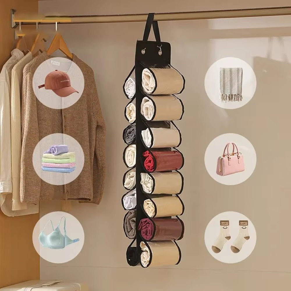 حقيبة تخزين معلقة للملابس مع أ - مراجعة Sock Organizer Tray وسعره