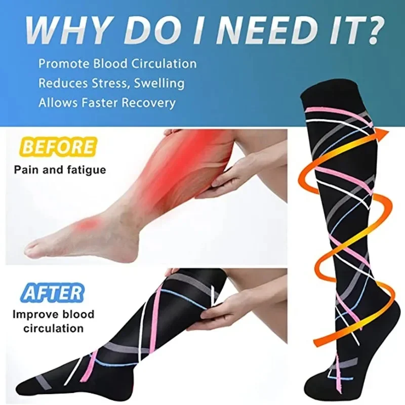 للجنسين جوارب ضغط للرجال والنس - مراجعة Compression Sock Medical وسعره