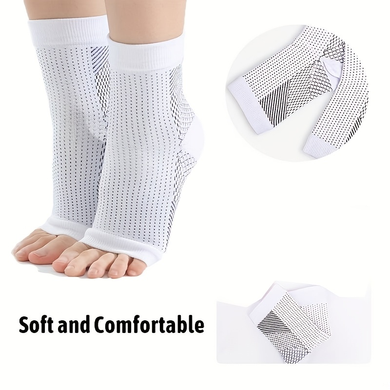 أكمام ساق بيضاء صلبة مرنة للري - مراجعة Compression Sleeve Calf وسعره