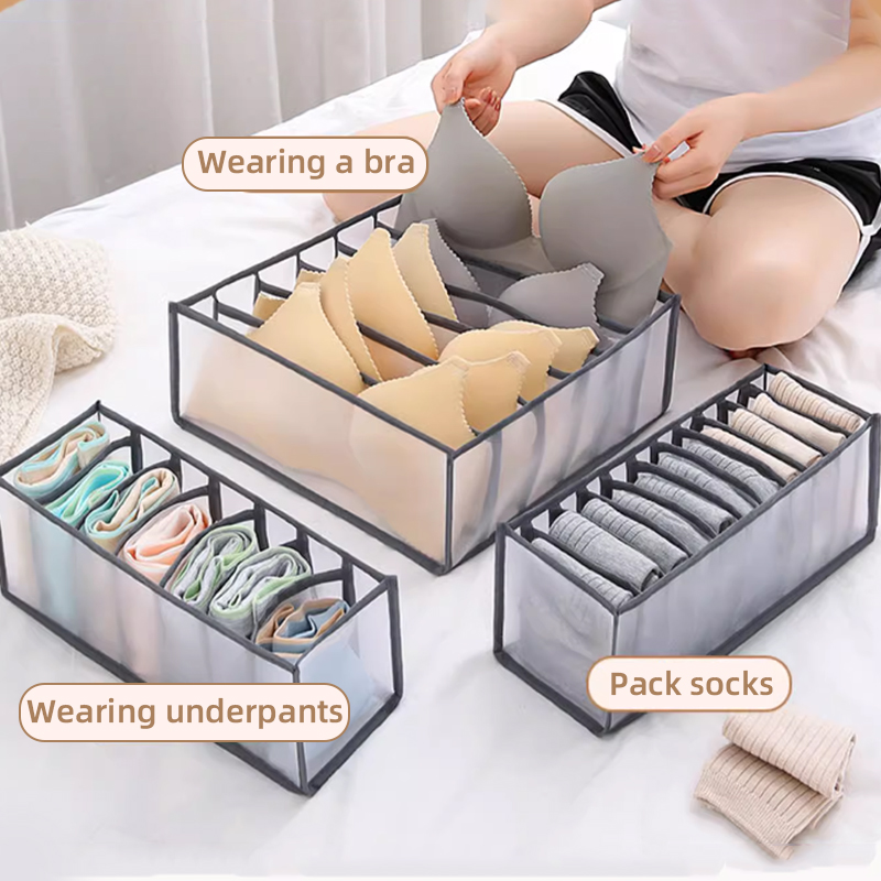 صناديق تخزين الملابس الداخلية  - مراجعة Sock Organizer Tray وسعره