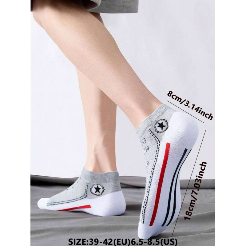 5/10 أزواج من الجوارب القصيرة  - مراجعة Ankle Sock Low Cut وسعره