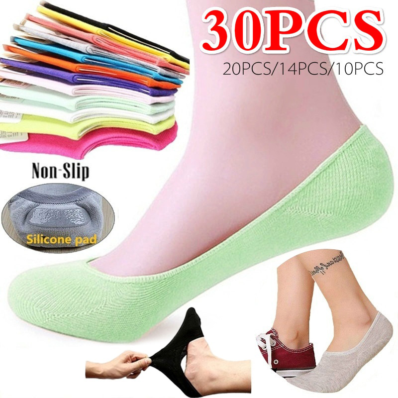 5 أزواج 10 قطعة الجوارب النسائ - مراجعة Invisibility Sock Loafer وسعره