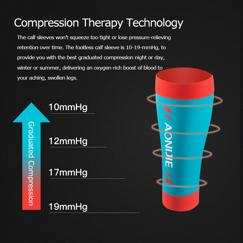 AONIJIE E4405 متماسكة ضغط السا - مراجعة Compression Sleeve Calf وسعره