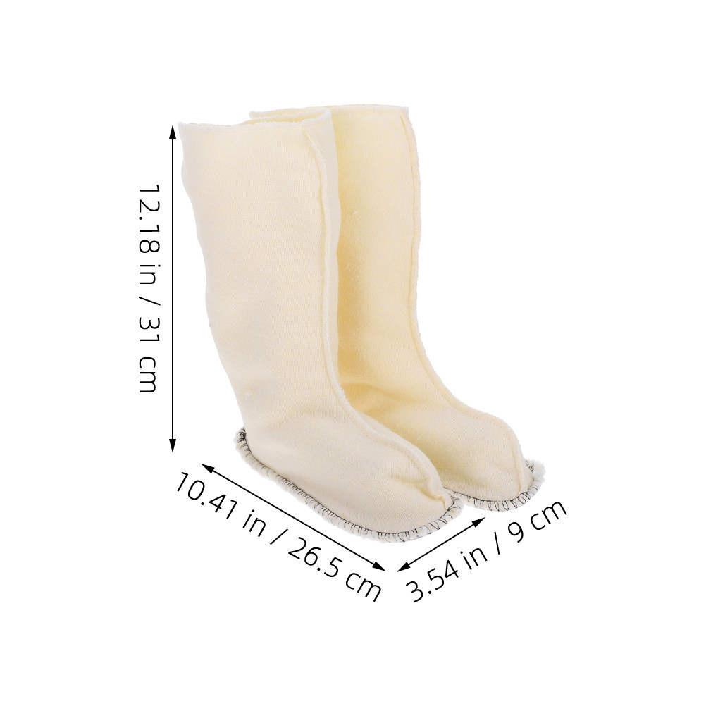 زوجان من بطانات أحذية المطر ال - مراجعة Thermal Sock Winter وسعره