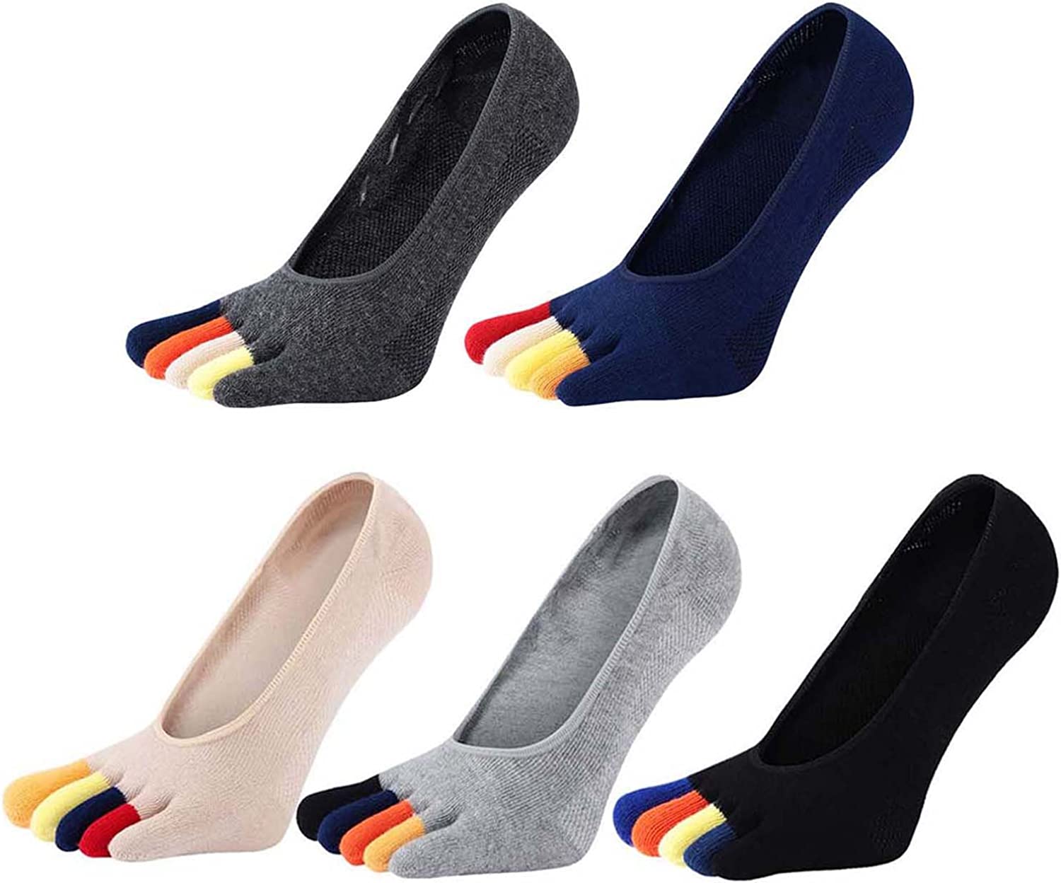 5 أزواج من جوارب الرجال القصير - مراجعة Invisibility Sock Loafer وسعره