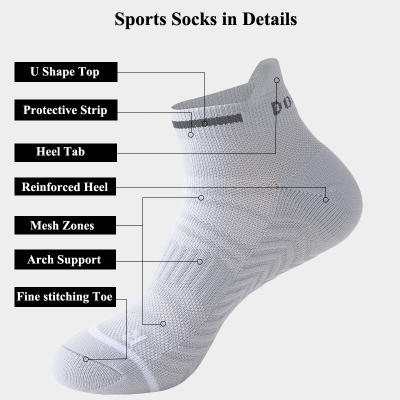 جوارب رياضية للكاحل تمتص العرق - مراجعة Ankle Brace Sock وسعره