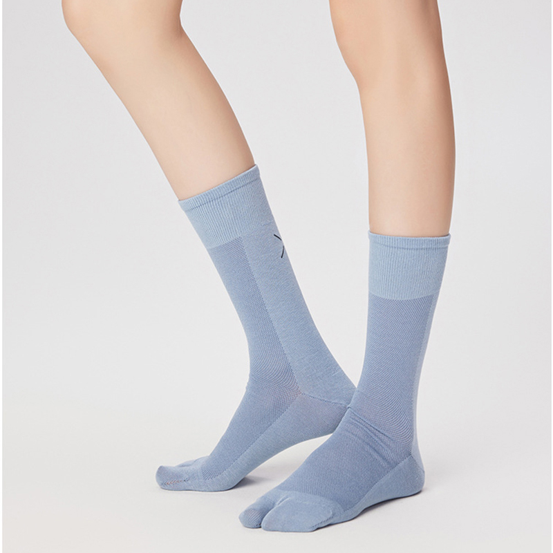 مريحة لينة موضة الاتجاه القطن  - مراجعة Toe Sock Split وسعره