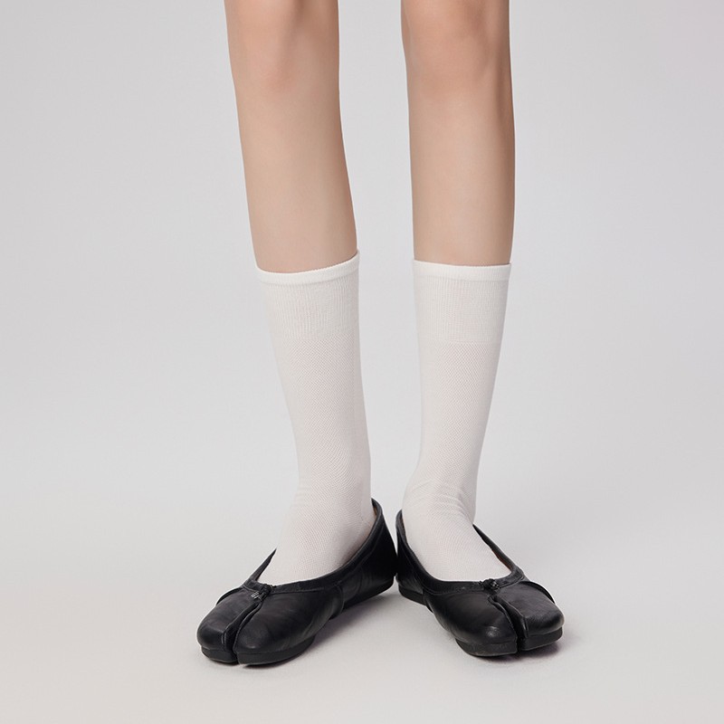 مريحة لينة موضة الاتجاه القطن  - مراجعة Toe Sock Split وسعره