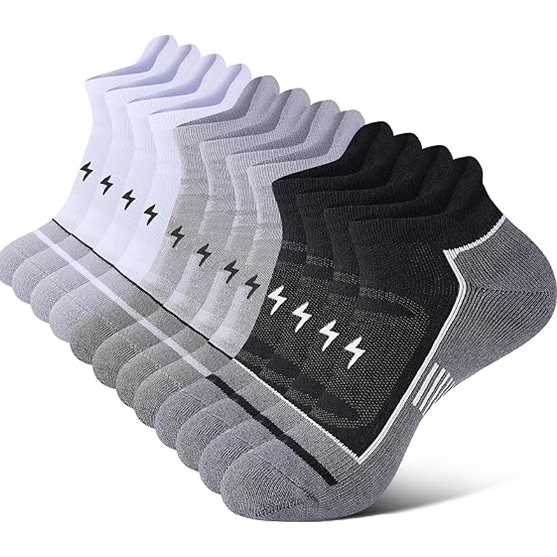 6 أزواج من الجوارب الرياضية لل - مراجعة Athletic Sock Cushion وسعره