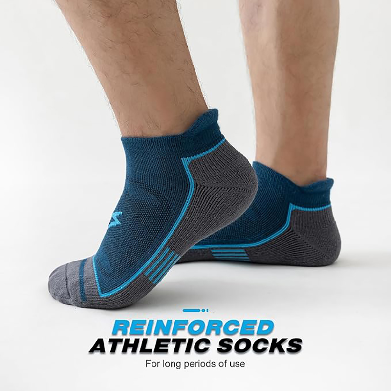 6 أزواج من الجوارب الرياضية لل - مراجعة Athletic Sock Cushion وسعره