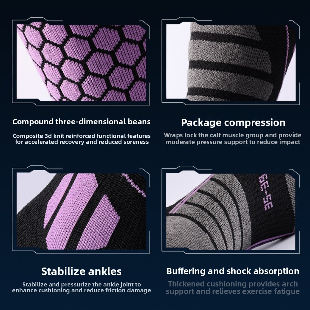 جوارب تزلج جديدة سميكة ومضادة  - مراجعة Thermal Sock Winter وسعره