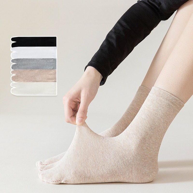 زوج واحد من جوارب تابي القطنية - مراجعة Toe Sock Split وسعره