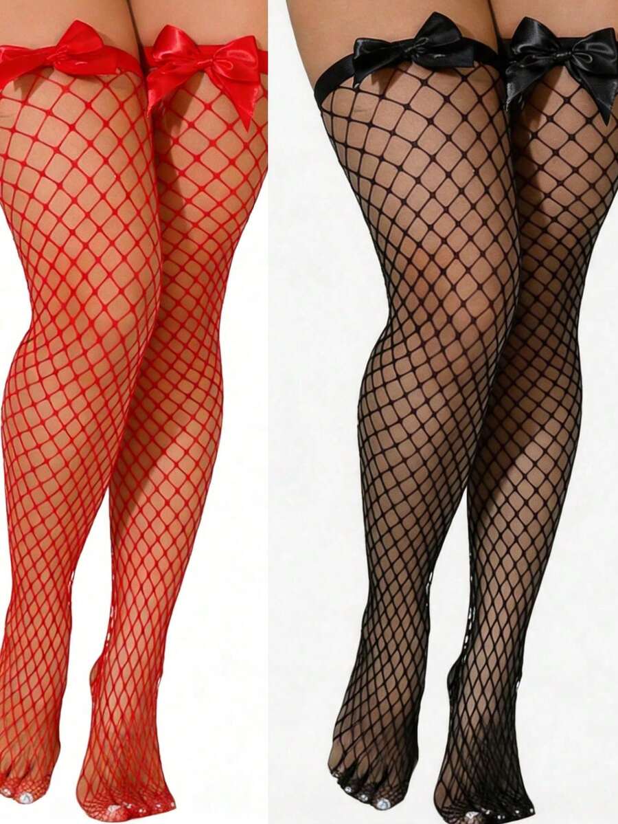 جوارب شبكية طويلة فوق الركبة ب - مراجعة Knee High Sock Women وسعره