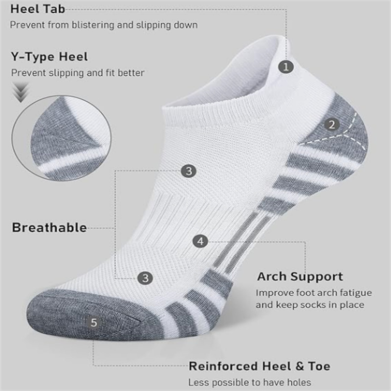 جوارب قصيرة من القطيفة للجنسين - مراجعة Ankle Sock Low Cut وسعره