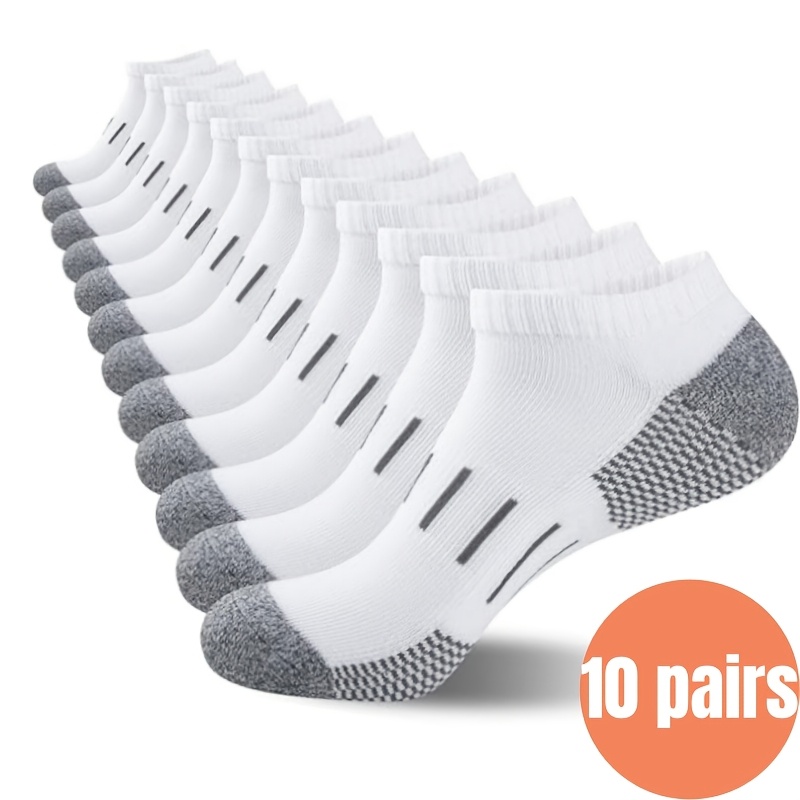 10 أزواج من جوارب الكاحل الرجا - مراجعة Ankle Sock Low Cut وسعره