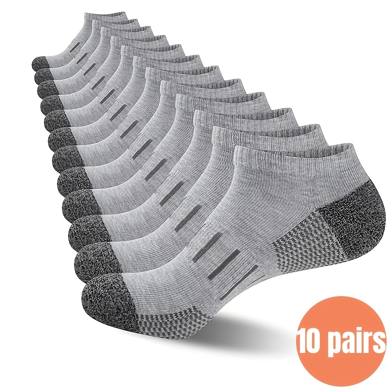 10 أزواج من جوارب الكاحل الرجا - مراجعة Ankle Sock Low Cut وسعره